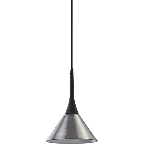 Ideal Lux COCKTAIL Suspension en forme de dôme fumé, 1 LED 670 lm 3000 K (1/2)
