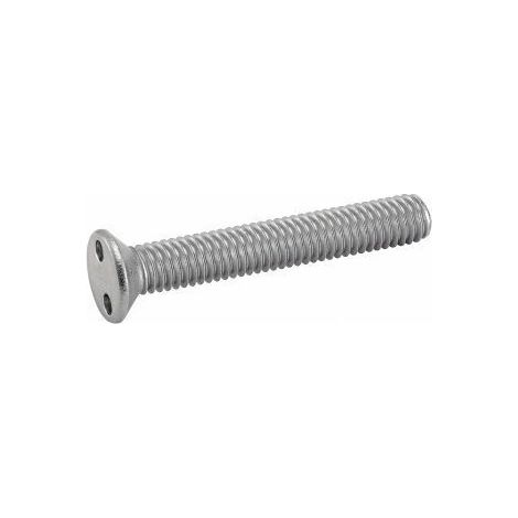 Vis à métaux tête fraisée inviolable snake eyes inox - Longueur: 20 - Qualite Inox: A2 - Diamètre: 4