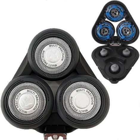 Têtes de rechange SH50 compatibles rasoirs Philips série 5000 – Système de coupe haute précision – Tête ultra-fine pour barbes longues et courtes (1/5)