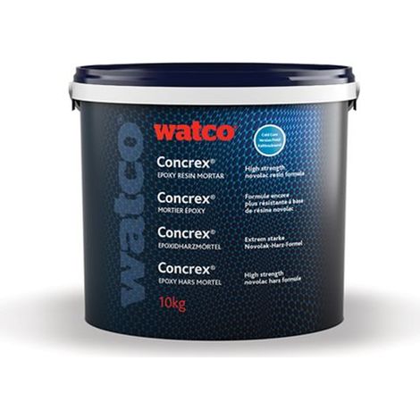 Watco Concrex Epoxidharzmoertel Kalttrocknend, zweikomponentige Betonreparatur, 10kg