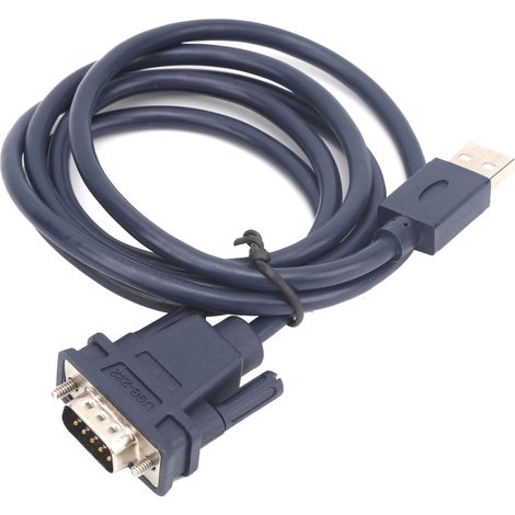 Câble série USB vers RS232 noir, qualité industrielle, 9 broches, pour impression informatique, 1,2 mètre (1/5)