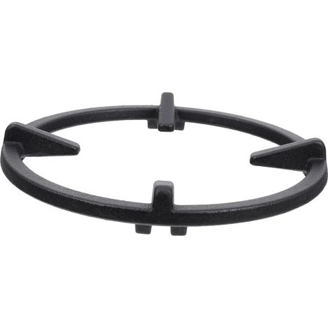 Soporte antideslizante de hierro fundido de 1 pieza para wok y sartenes en cocina de gas. (1/4)