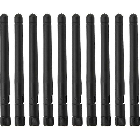 10 Stück SMA-Stecker, omnidirektional, hohe Verstärkung, drehbar, verstellbar, externe Antenne