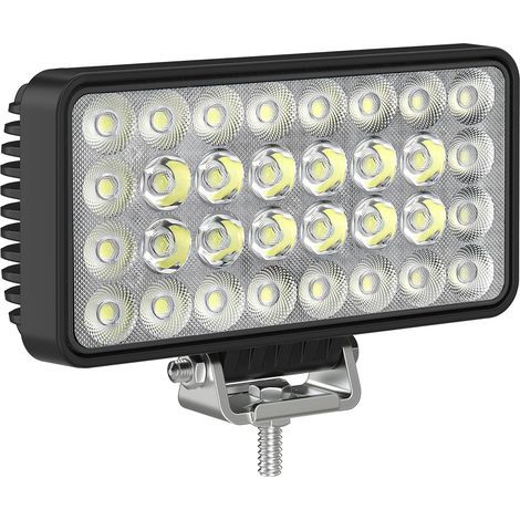 AnTom LED phare de travail led 12-60V 7“ Projecteur IP68 Étanche Feux de Recul [Version Améliorée] 96W pour SUV Tracteur Pelle Tracteurs (1/5)