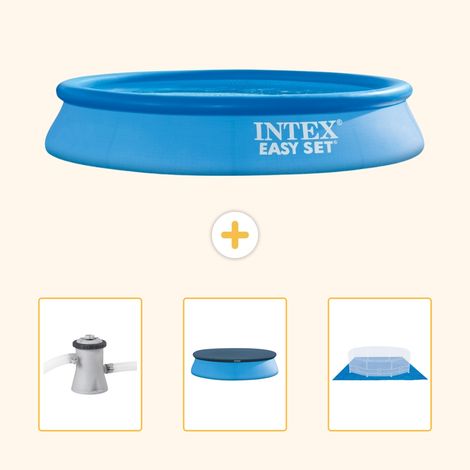 Intex Piscine Easy Set Ronde - 305x61 cm - 4-pièces  SCB76 (1/5)