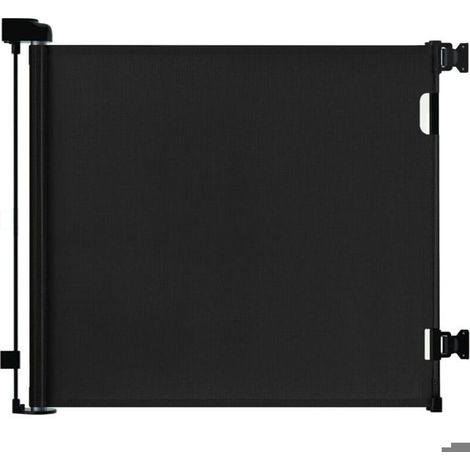 Barrière de sécurité rétractable - PZCC - 86 cm - Extensible jusqu'à 180 cm - Double verrouillage - Intérieur/Extérieur (1/5)
