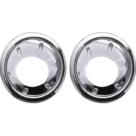 CREA Couvercle de phare antibrouillard avant ABS chromé pour Nissan Navara D40 07-13
