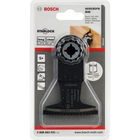 Bosch BIM Tauchsägeblatt AII 65 BSPB Hard Wood 40 x 65 mm