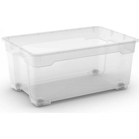 KETER POJEMNIK 45L R-BOX 56x38x26cm TRANSPARENTNY