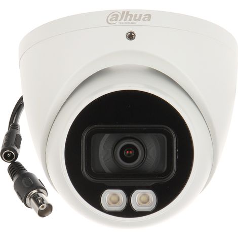 (dh-hac-hdw1200tp-il-a) dahua hybrid camera turret lite smart dual light 2mp ir 40m with audio 2.8mm (1/5)