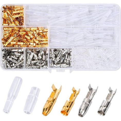 Abrazadera de soldadura，400 piezas Oro/Plata 165 g，400 piezas，3,9 mm，4,0 mm，165 g，Oro (1/2)