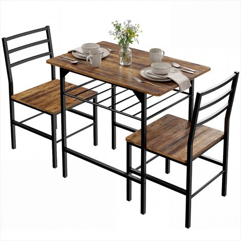 Ensemble table et chaises de salle à manger pour 2 personnes (1/5)