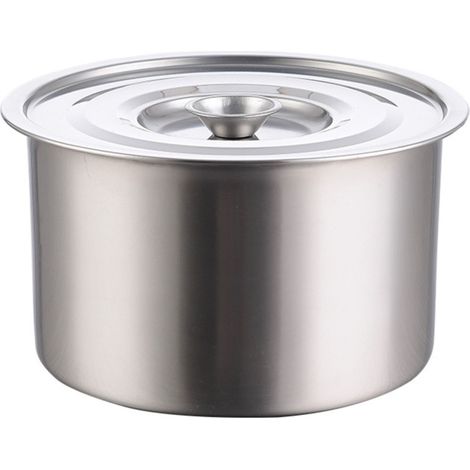 Marmite inox 14cm – Haute température – Soupe/Œufs – Multifonction avec couvercle (1/5)