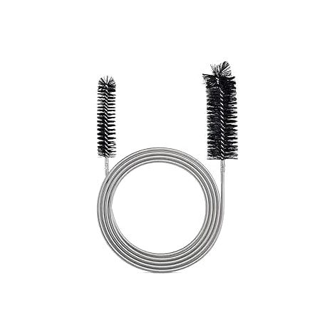 Flexible Cleaning Brush 200 cm Black with Swab and Ferret Pipes (1/5)