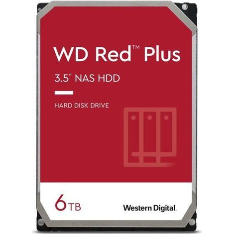 Western Digital WD Red Plus 3.5" 6 To Série ATA III (1/4)