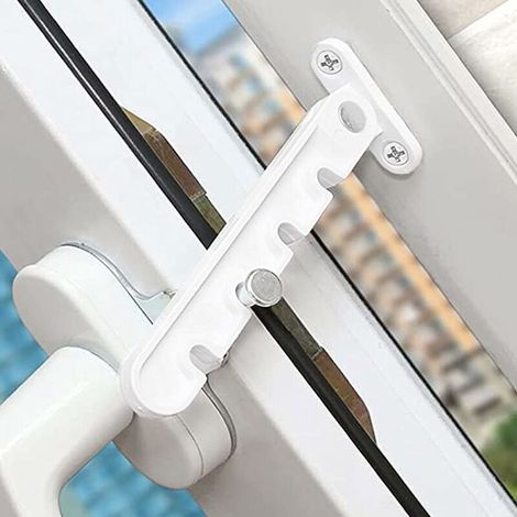 Lot de 2 entrebâilleurs de fenêtre pour UPVC, fenêtre à battant, sécurité pour bébés, enfants