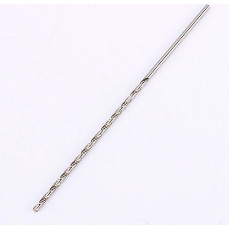 Foret hélicoïdal extra long, foret hélicoïdal HSS longueur 160 mm Outil de perçage pour bois, métal et acier Foret hélicoïdal 3 mm