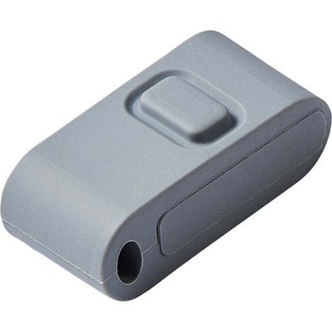 Litecraft Kinetic Fob Switch 1 Gang IP20 Rated Electrical Fitting - Matte White (1/3)