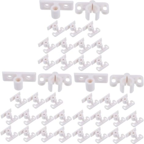 Mikikit Lot de 3 loquets à rouleau pour portes de placard (1/5)