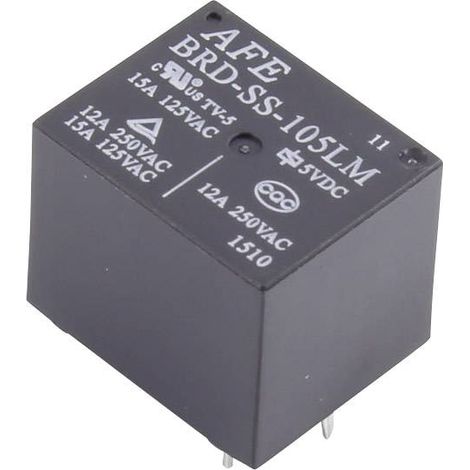AFE BRD-SS-124LM Relais pour circuits imprimés 24 V/DC 15 A 1 NO (T) 1 pc(s) W539471 (1/3)