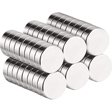 Pack of 48 ultra-powerful neodymium magnets – Premium nickel plating – Rust-resistant – For specific applications (1/5)