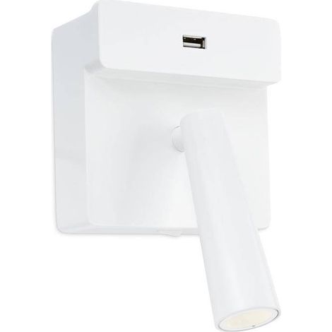 Leds-C4 Gamma - Luce LED da lettura da parete USB Bianca 175lm 2700K (1/2)