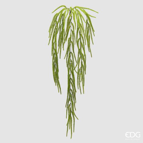EDG Enzo De Gasperi Pianta Artificiale Amaranthus Cadente H 110 cm – Pianta Decorativa Verde Realistica Design Moderno