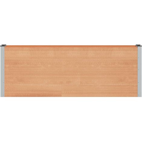 Maison Exclusive - Jardinière surélevée Marron 200 x 30 x 72 cm WPC et Aluminium (1/5)