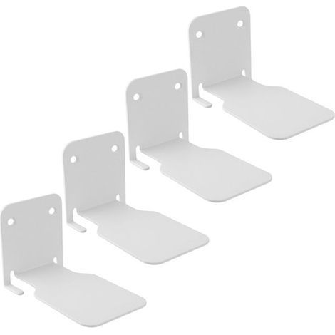 Longziming - Étagères murales flottantes en métal – Étagères invisibles pour livres et décoration – Robustes. durables et faciles à installer – Lot de 4 pièces. capacité de charge jusqu'à 13.5 kg (1/5)