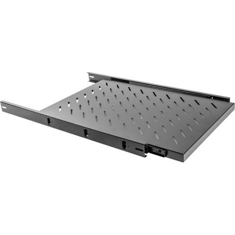 Mensola Armadio Rack Lanberg scorrevole 19' 1U/465x750mm, nero [AK-1011-B]