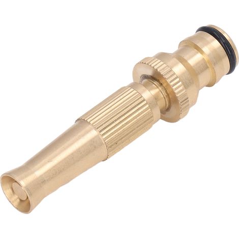 Lance d'arrosage haute pression en laiton, buse de jet réglable avec raccord rapide, pistolet pulvérisateur pour jardin (1/5)
