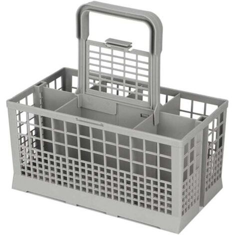 Panier à couverts universel 8 compartiments – Fabriqué en PP alimentaire – Poignées amovibles – Compatible avec 99% des lave-vaisselle (1/5)