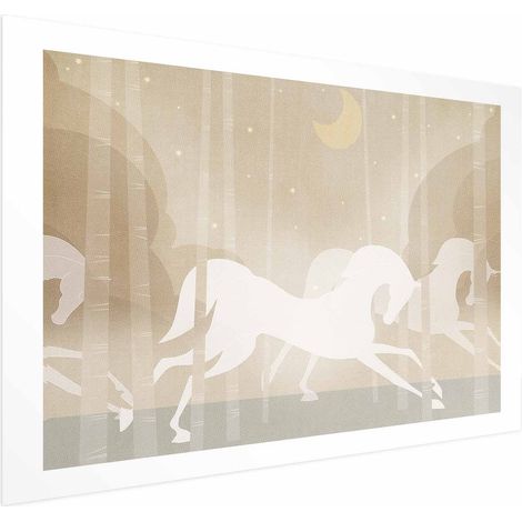 Póster - Caballos de carreras (1/4)