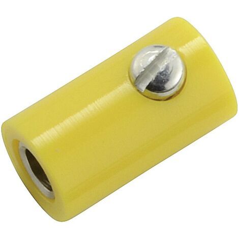 Fiche banane femelle Ø de la broche: 2.6 mm Kahlert Licht jaune 1 pc(s) D29023 (1/2)