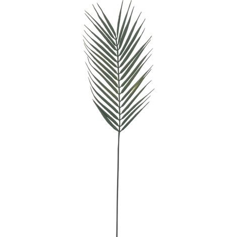 Planta hoja de palmera decorativa artificial verde 20x20x75h cm (1/5)