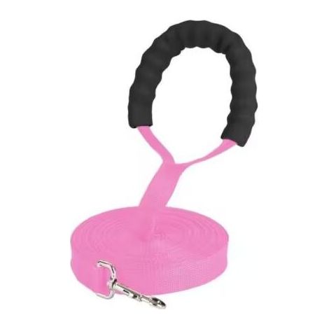 Laisse pour chien 6m en nylon inodore – Poignée rembourrée EVA – Supporte jusqu'à 80kg – Rotation 360° pour éviter les enchevêtrements (1/4)