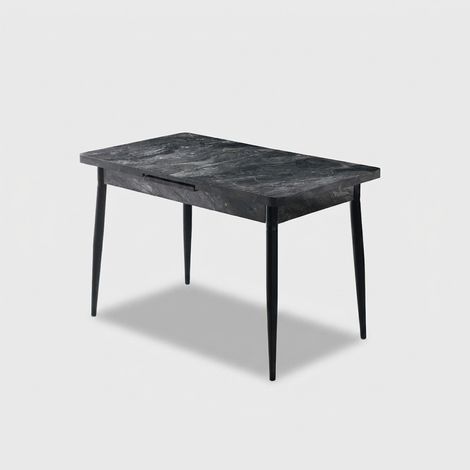Mesa de comedor extensible con patas de metal 120/150x70 Ay (1/4)