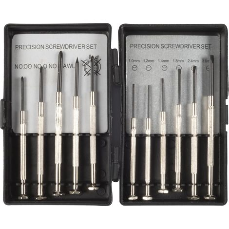 Präzisionsschraubendreher Set kinzo precision screwdriver set 11-teilig Aufbewahrungskoffer (1/2)