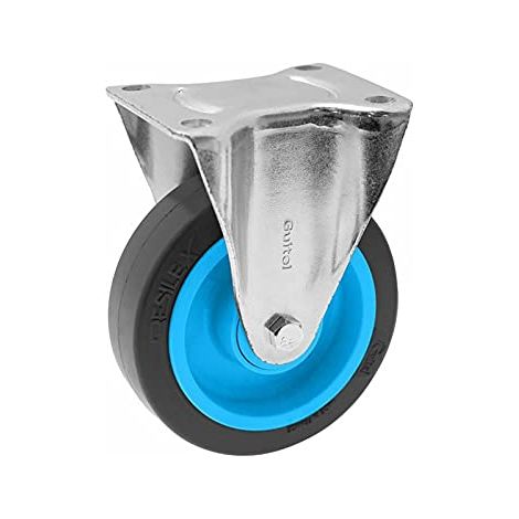 Roulette De Manutention Resilex A Platine Fixe D125 250Kg Guitel
