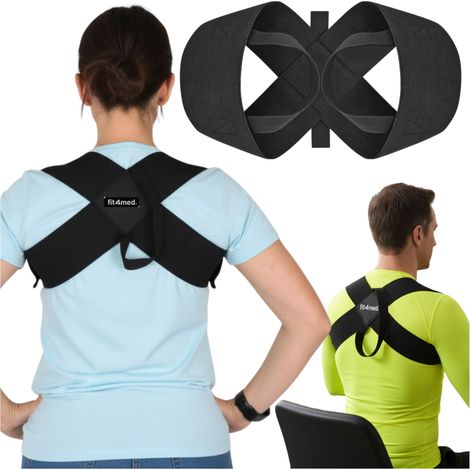 Corrector de defectos posturales de la columna, enderezador ortopédico, espalda recta FIT4MED L 175-181 cm 75-85 kg (1/5)