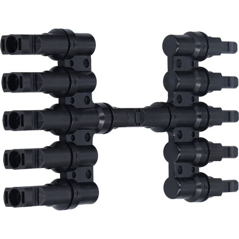 Connecteur de dérivation 1 à 5 voies pour câble de panneau solaire, connecteur étanche IP67, connecteur mâle/femelle (1/5)