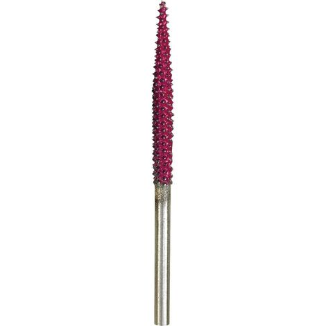 Fraise à râper avec aiguilles métallique en carbure de Tungstène aiguille Ø 4mm Proxxon Micromot (1/2)