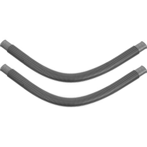 Lot De 2 Tuyaux De Trop-Plein Évier Cuisine Tube De Drainage Extensible Et Flexible Raccord De Tuyau D'Évacuation En Pvc Souple Pour Plomberie De Cuisine Et Salle De Bain (1/5)