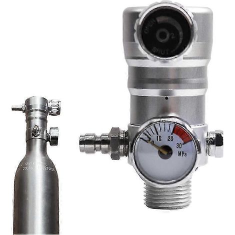 Pour vanne de bouteille d'oxygène 5/8-18UNF : pression de sortie 0,3 MPa, débit de sortie 2 l/min (1/5)