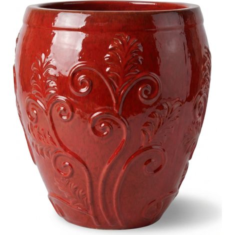 Vaso GAIA 75x78cm rosso tropicale