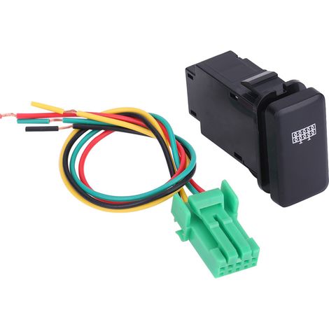 Interrupteur à bascule 12V bleu LED pour voiture, barre de lumière, compatible Hilux Landcruiser, bouton marche/arrêt auto. (1/5)