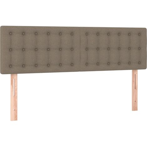 Maison Exclusive - Testiera Tortora 144x5x78/88 cm in Tessuto