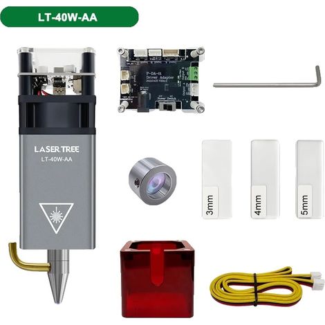 Module Laser, Système d'Assistance à l'Air, Vitesse de Découpe Élevée, LT-40W-AA-12V (1/2)