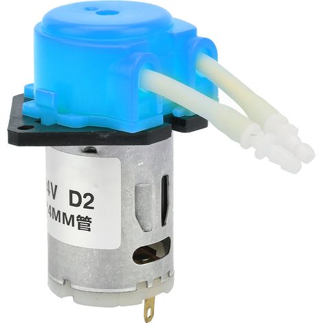 D-2 24mm DC 24V DIY Peristaltic Liquid Pump Dosing Pump for Laboratory Analytic(Blue) (1/5)