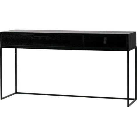 Console d'entrée moderne bois massif SILAS